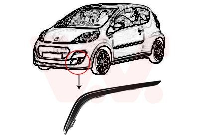 Rear Back Right Bumper Trim Bracket Mounting fixing Fiting Peugeot 107 2005-2014